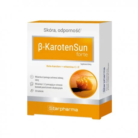 Beta Karoten Sun Forte 30 tabletek